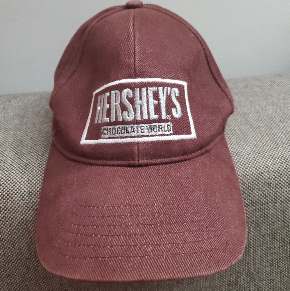 Vintage Hersheys Chocolate World brown Adjustable Hat